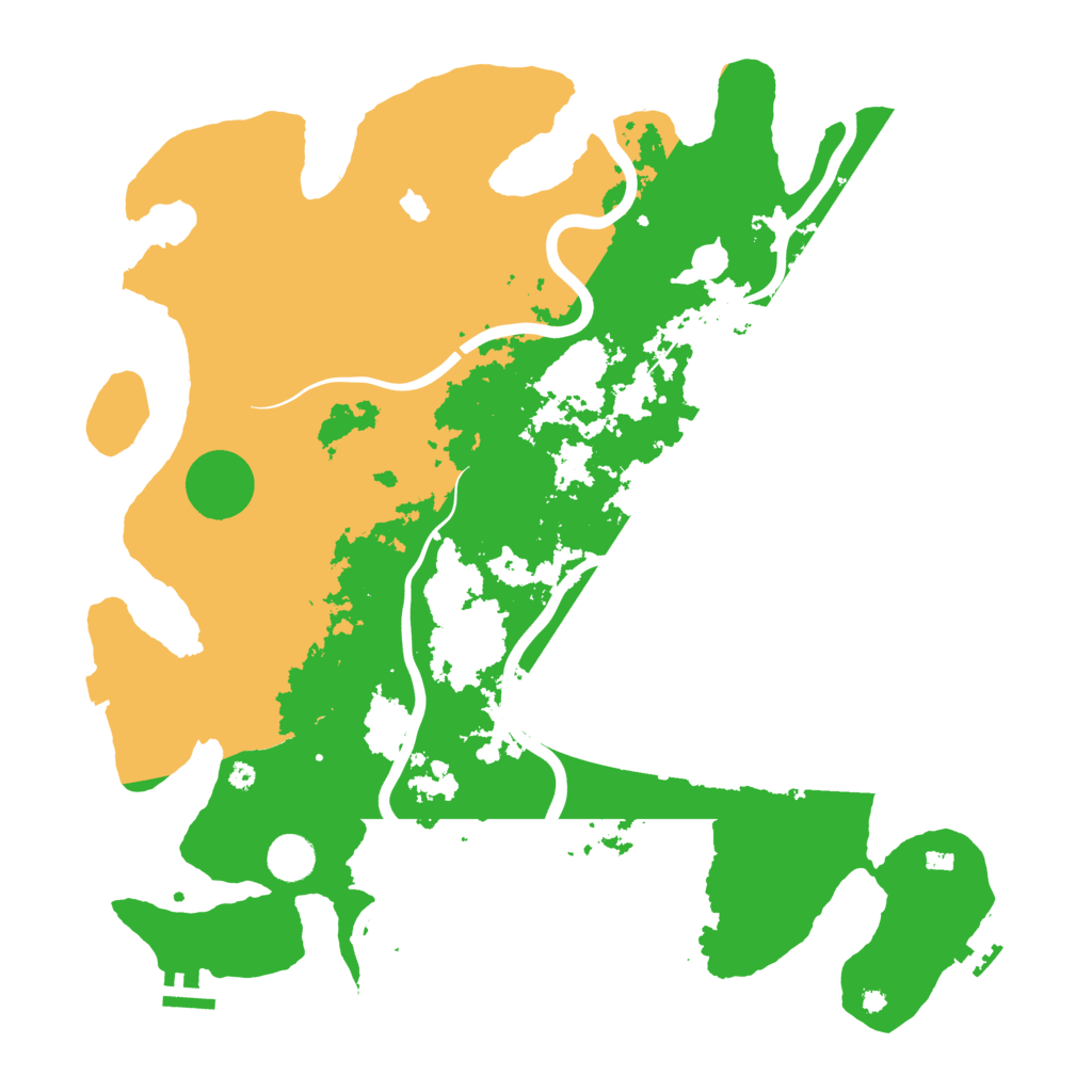 Biome Rust Map: Procedural Map, Size: 4200, Seed: 1457750093
