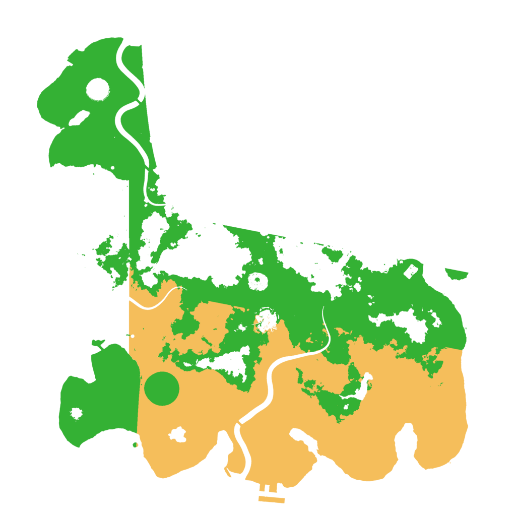 Biome Rust Map: Procedural Map, Size: 4000, Seed: 1858460536