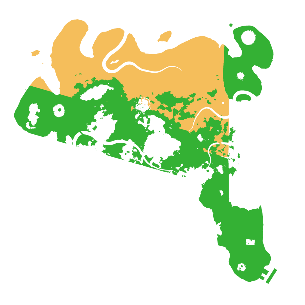 Biome Rust Map: Procedural Map, Size: 3750, Seed: 971393292