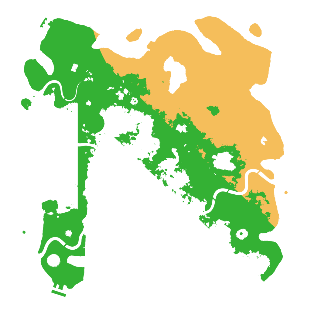 Biome Rust Map: Procedural Map, Size: 4250, Seed: 645968562