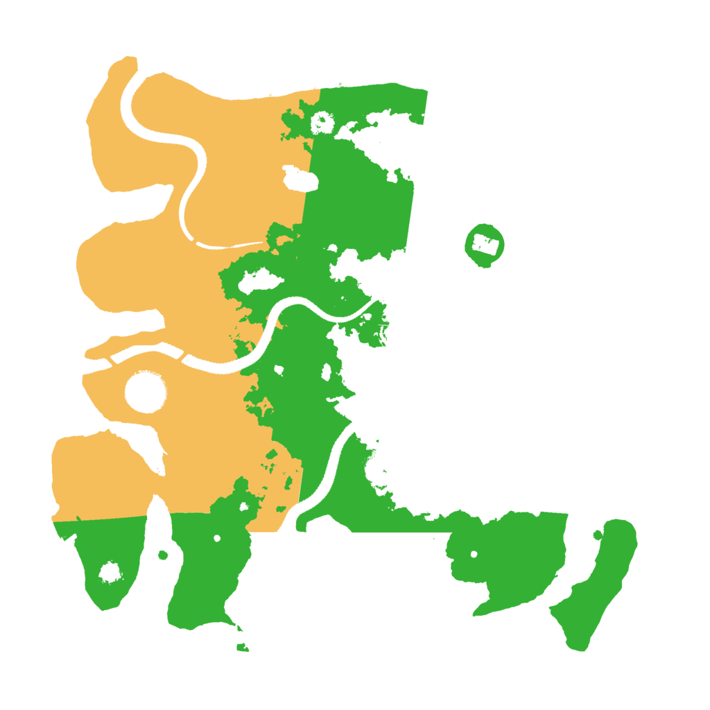 Biome Rust Map: Procedural Map, Size: 3000, Seed: 1136503929