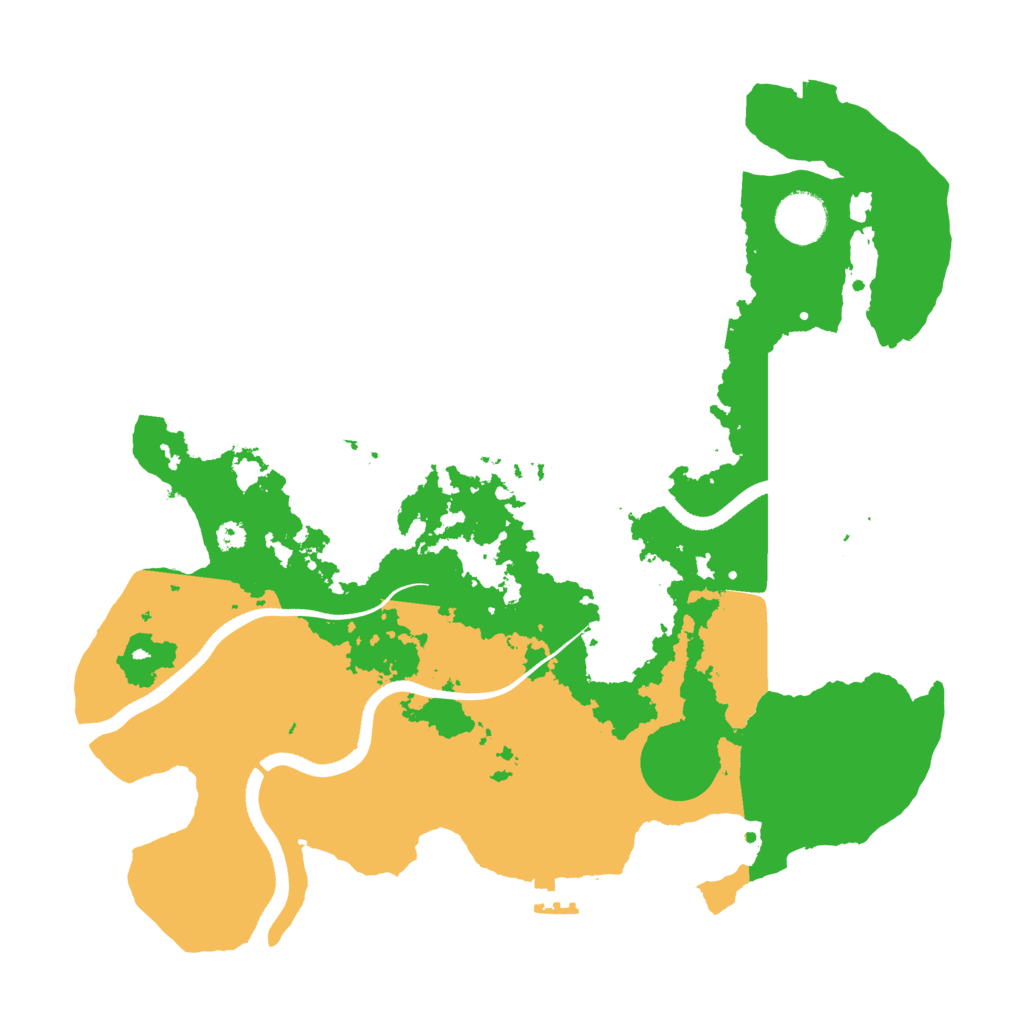 Biome Rust Map: Procedural Map, Size: 3500, Seed: 1442766455
