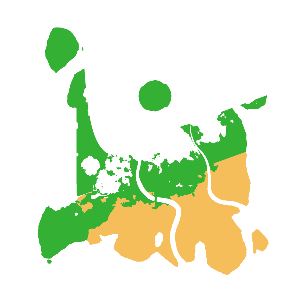 Biome Rust Map: Procedural Map, Size: 2800, Seed: 613848471