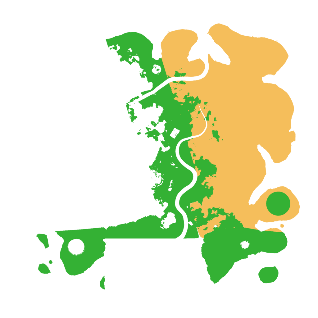 Biome Rust Map: Procedural Map, Size: 3500, Seed: 1254312043
