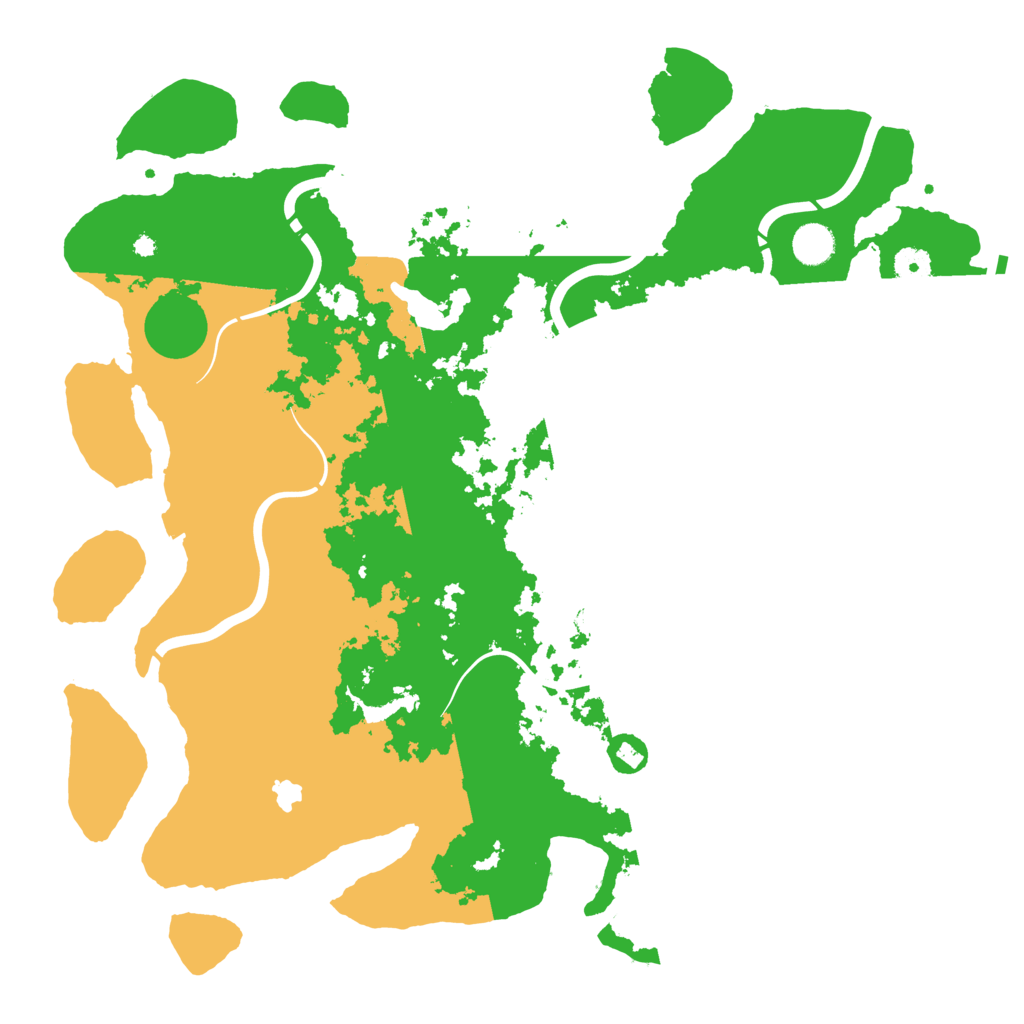 Biome Rust Map: Procedural Map, Size: 4300, Seed: 392993971