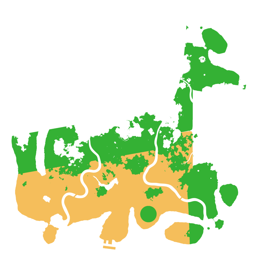 Biome Rust Map: Procedural Map, Size: 4150, Seed: 34568234