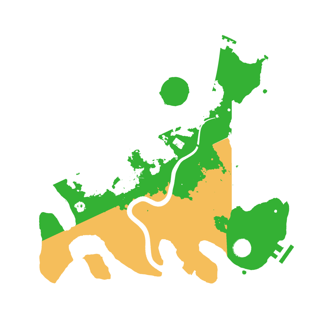 Biome Rust Map: Procedural Map, Size: 3000, Seed: 71325391