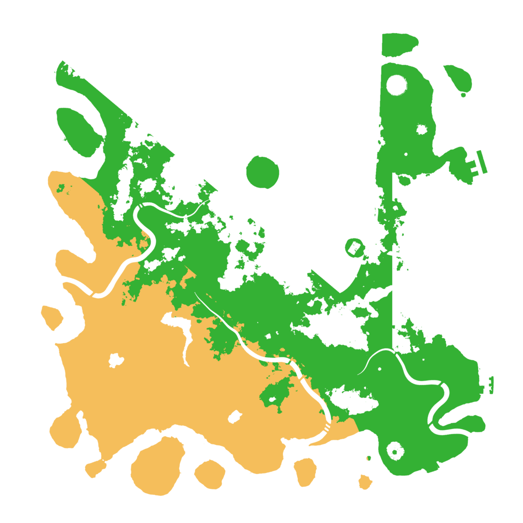 Biome Rust Map: Procedural Map, Size: 4500, Seed: 1074832259