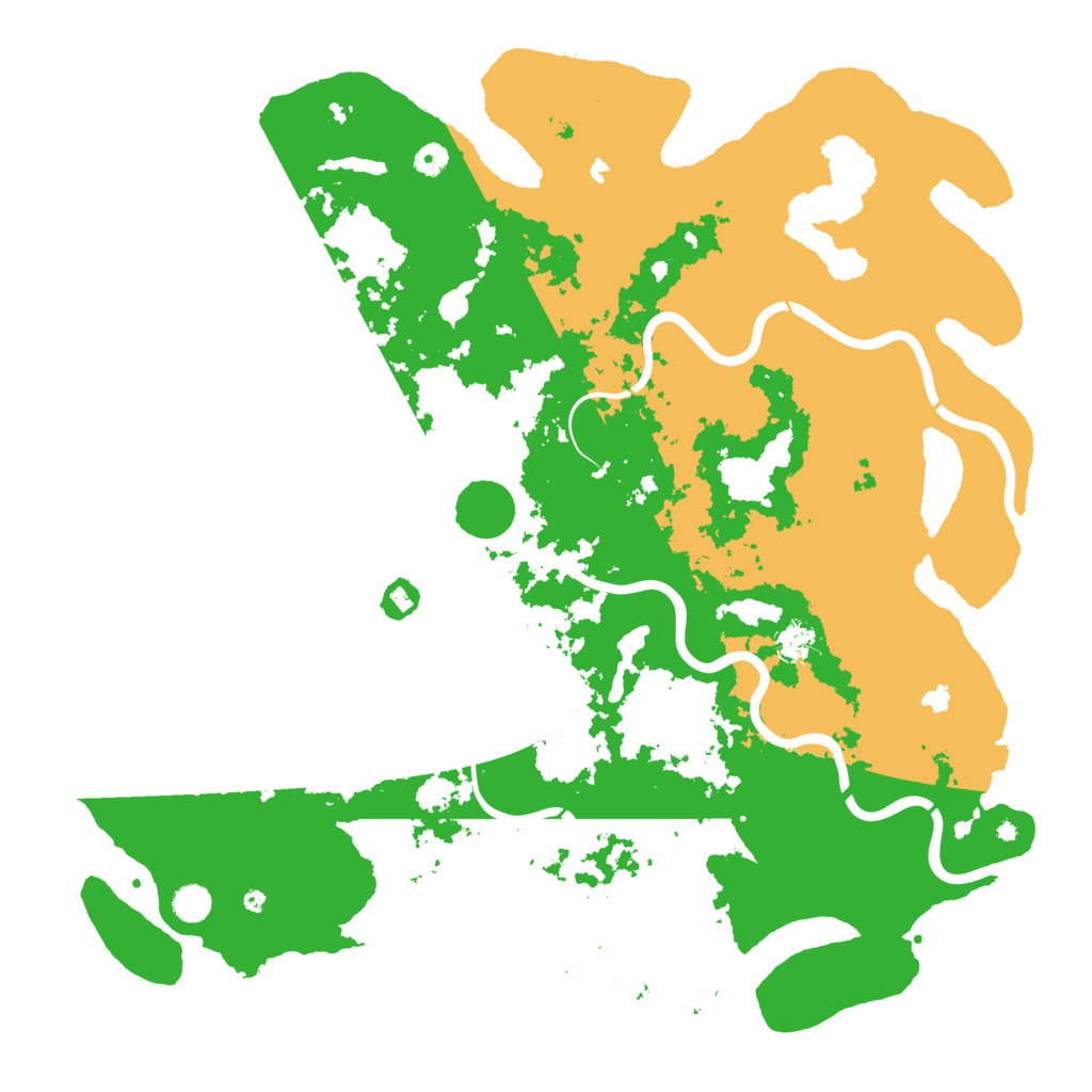 Biome Rust Map: Procedural Map, Size: 5000, Seed: 24456270