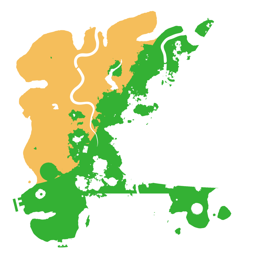Biome Rust Map: Procedural Map, Size: 4000, Seed: 954515487