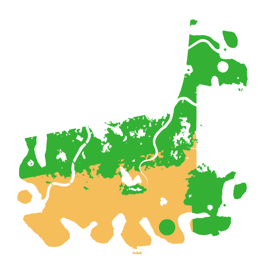 Biome Rust Map: Procedural Map, Size: 4250, Seed: 266257877