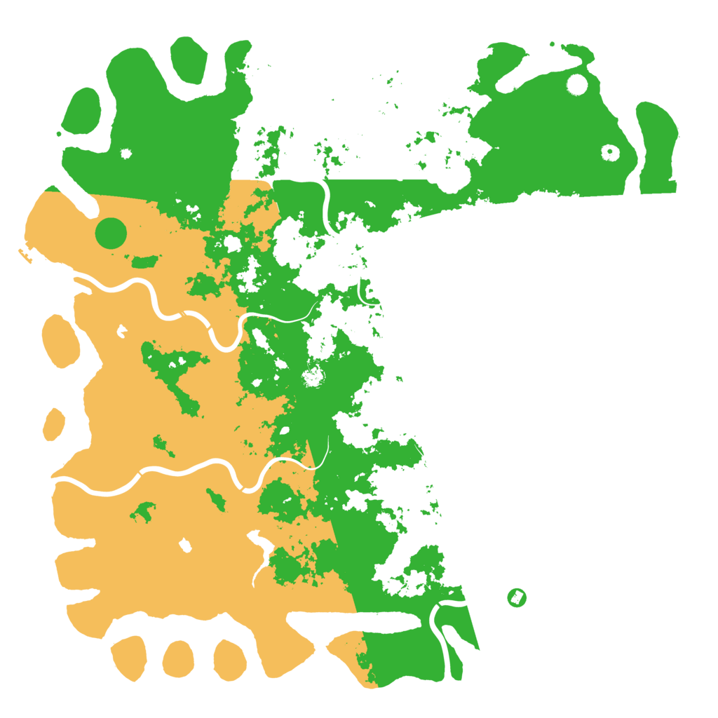 Biome Rust Map: Procedural Map, Size: 6000, Seed: 898258292