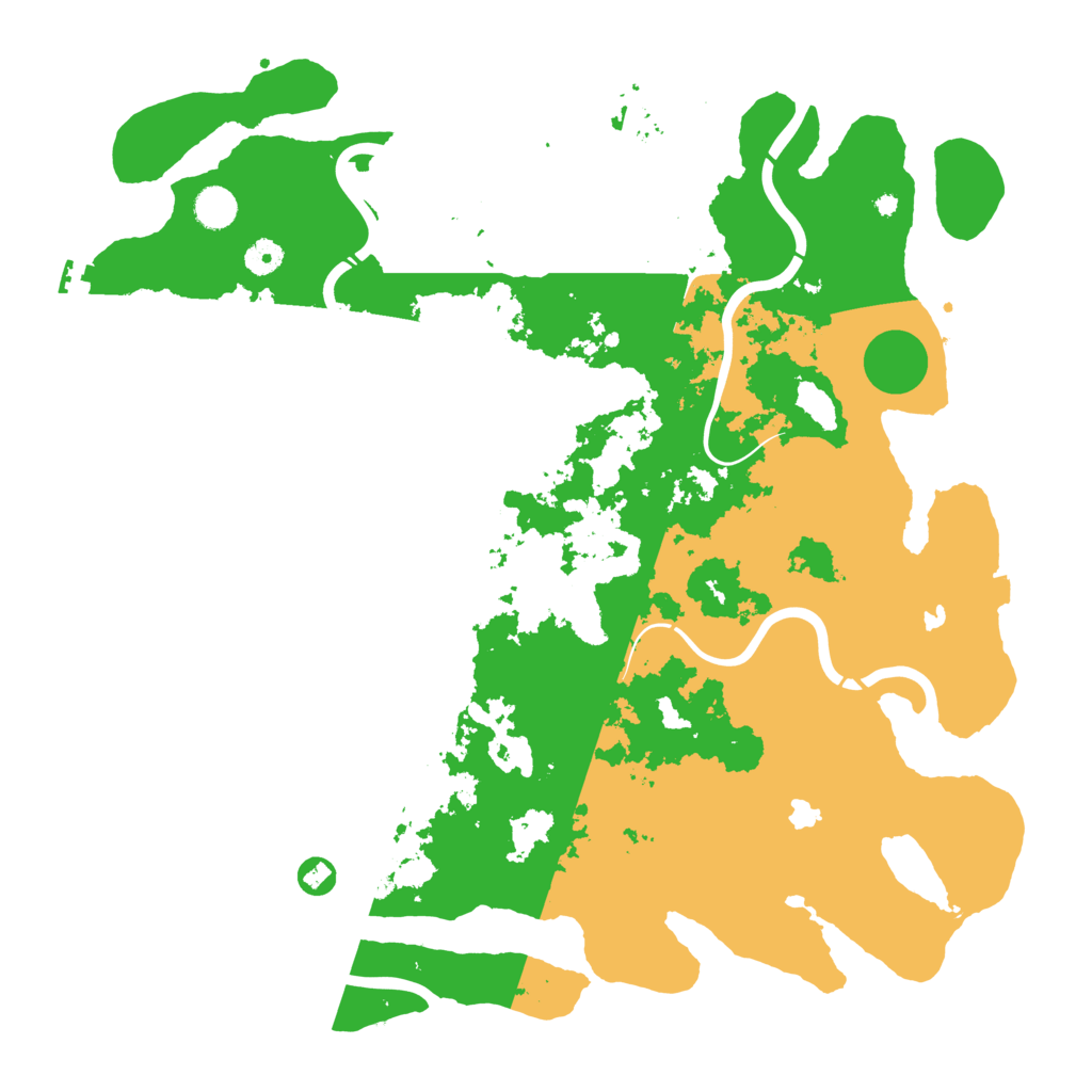 Biome Rust Map: Procedural Map, Size: 4500, Seed: 1072156082