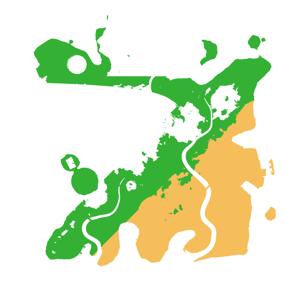 Biome Rust Map: Procedural Map, Size: 3000, Seed: 82741