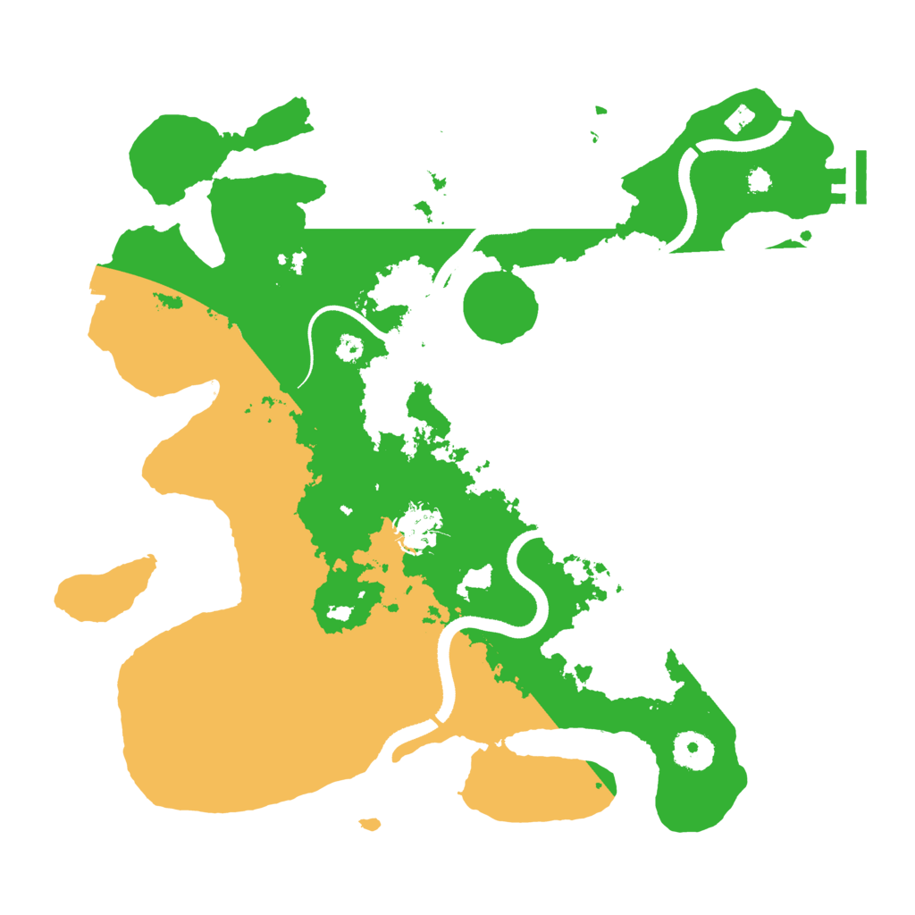 Biome Rust Map: Procedural Map, Size: 3434, Seed: 1337