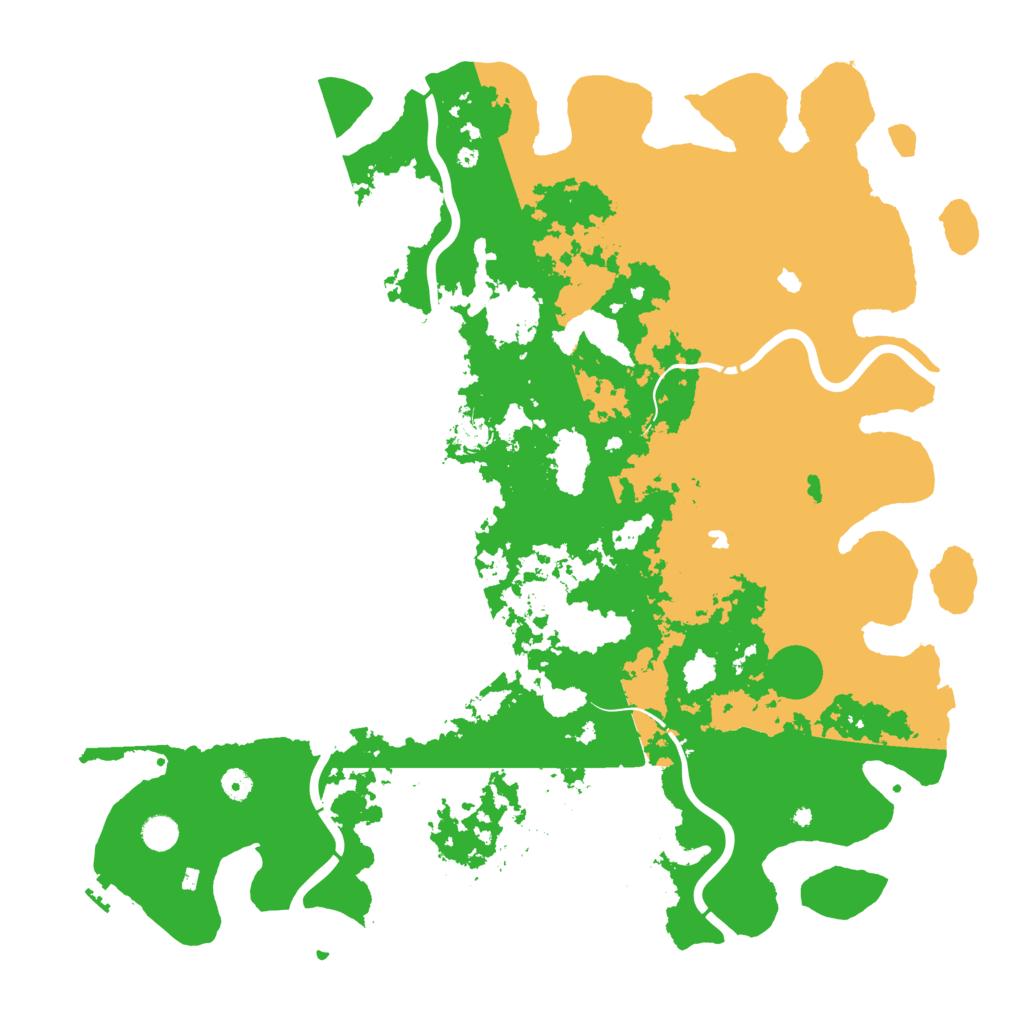 Biome Rust Map: Procedural Map, Size: 5000, Seed: 2002812671