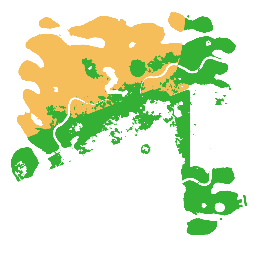 Biome Rust Map: Procedural Map, Size: 4500, Seed: 1303647403