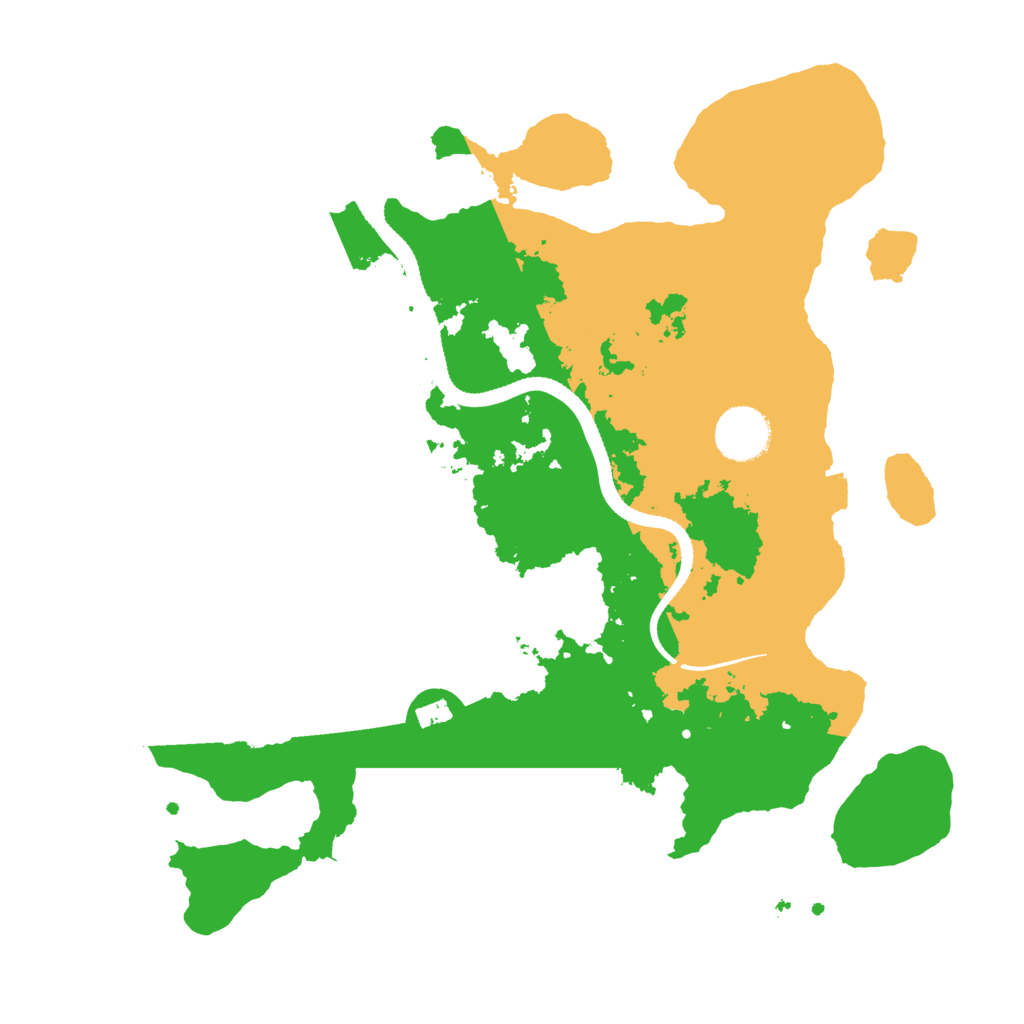 Biome Rust Map: Procedural Map, Size: 3300, Seed: 202606051