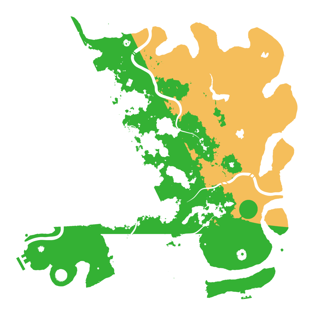 Biome Rust Map: Procedural Map, Size: 4500, Seed: 85265