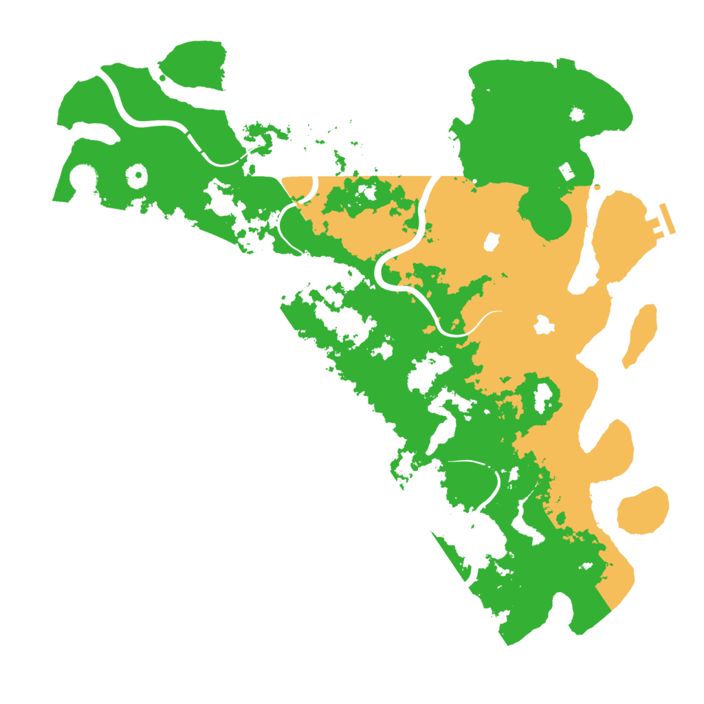 Biome Rust Map: Procedural Map, Size: 4500, Seed: 540687397