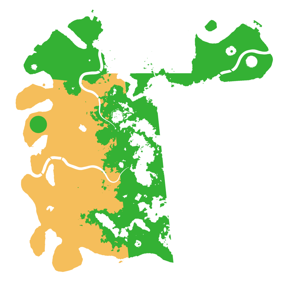 Biome Rust Map: Procedural Map, Size: 4500, Seed: 454452685