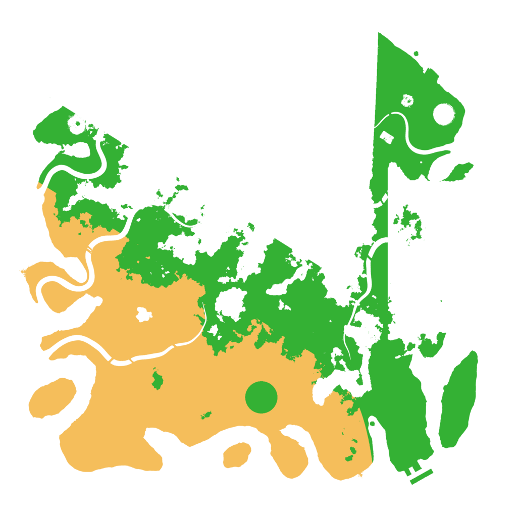 Biome Rust Map: Procedural Map, Size: 4250, Seed: 4276