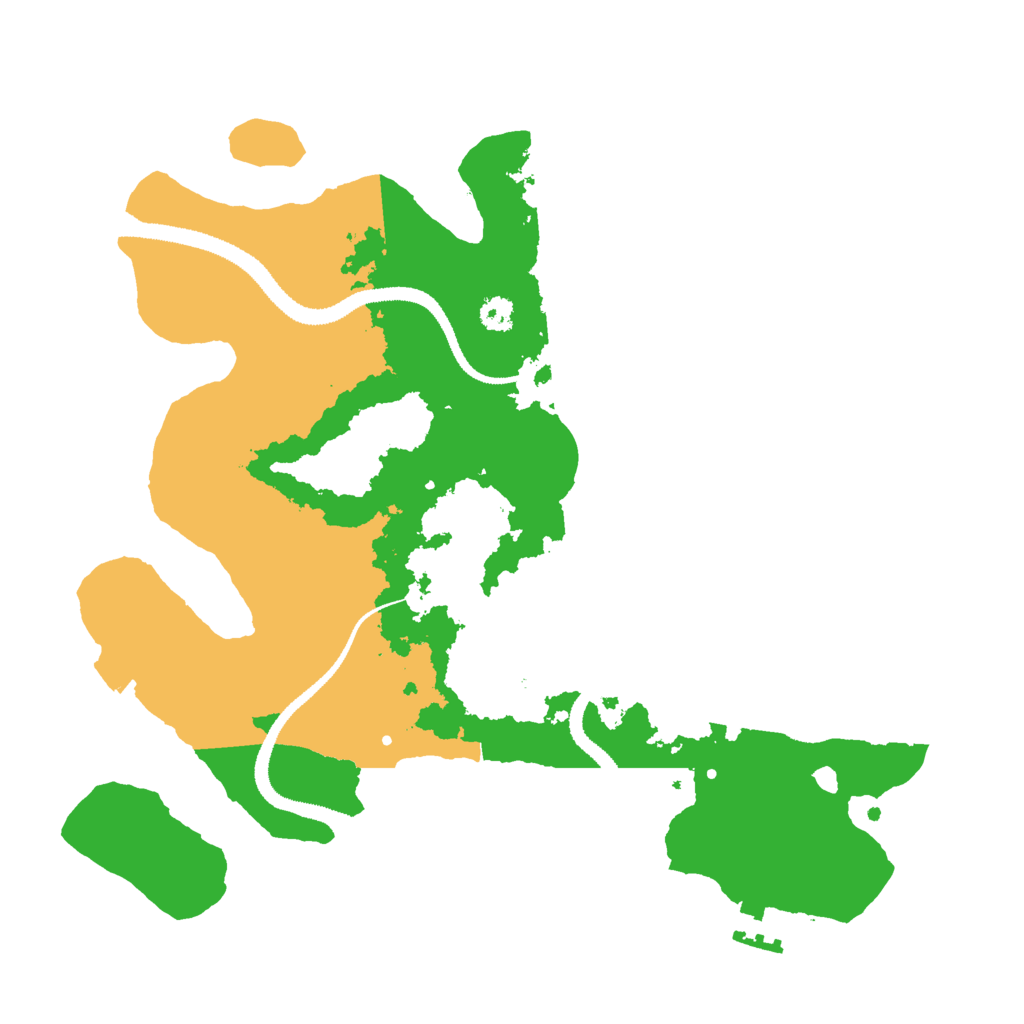 Biome Rust Map: Procedural Map, Size: 3000, Seed: 420295