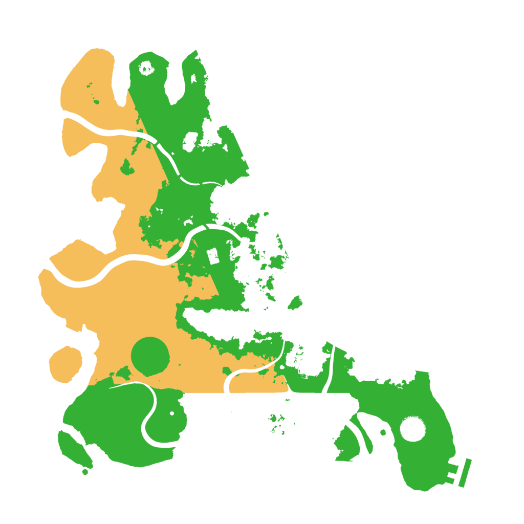 Biome Rust Map: Procedural Map, Size: 3650, Seed: 26591801