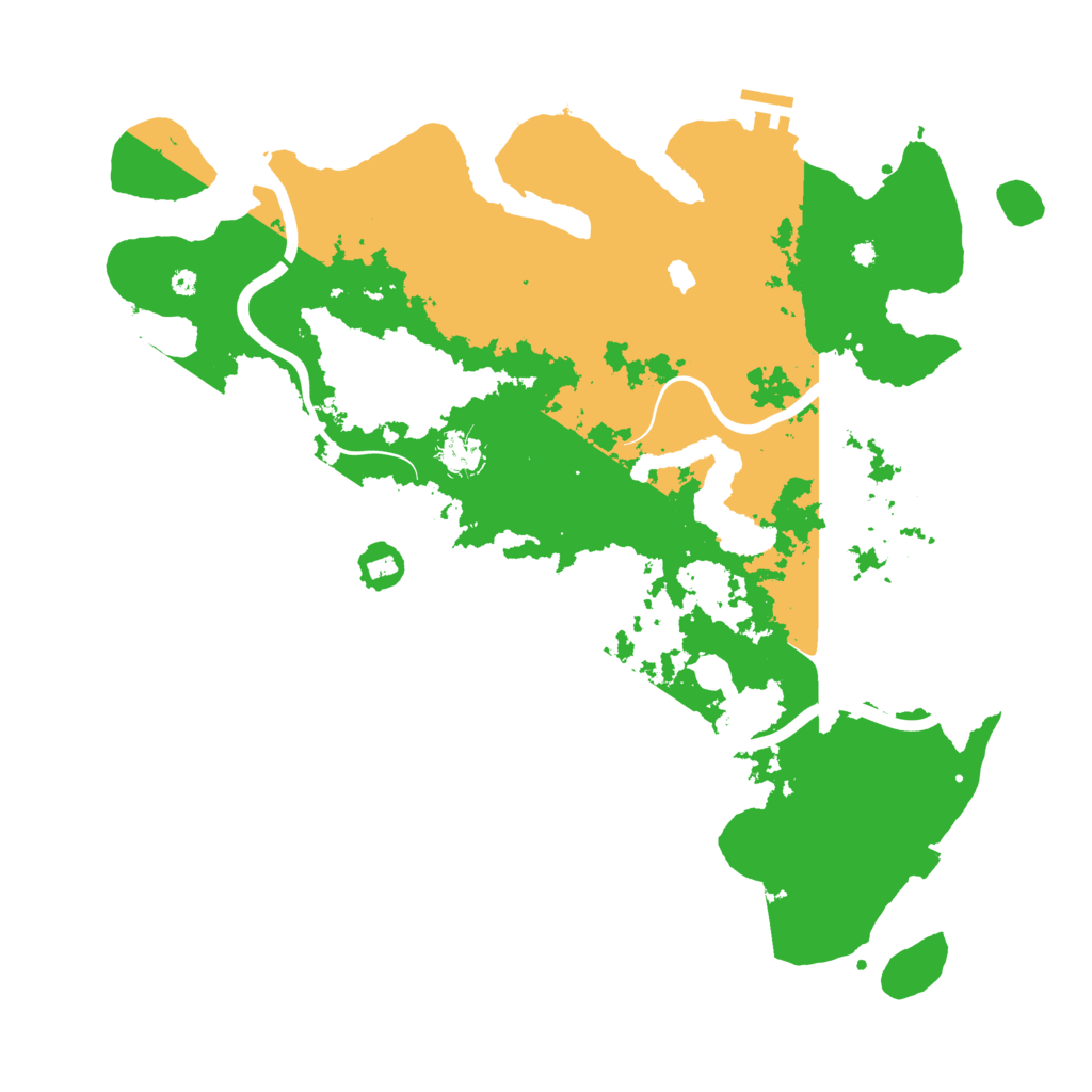 Biome Rust Map: Procedural Map, Size: 4200, Seed: 154443134