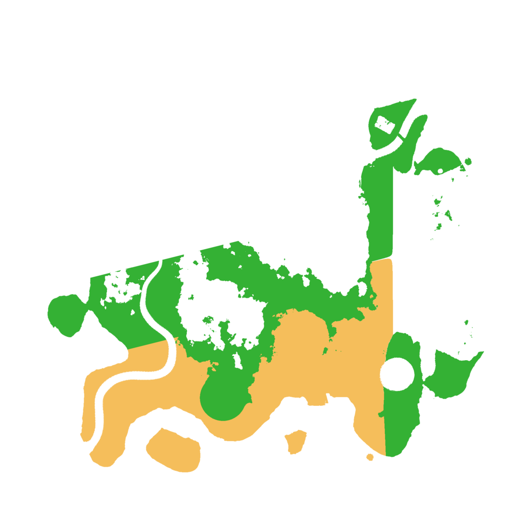 Biome Rust Map: Procedural Map, Size: 3000, Seed: 960991987