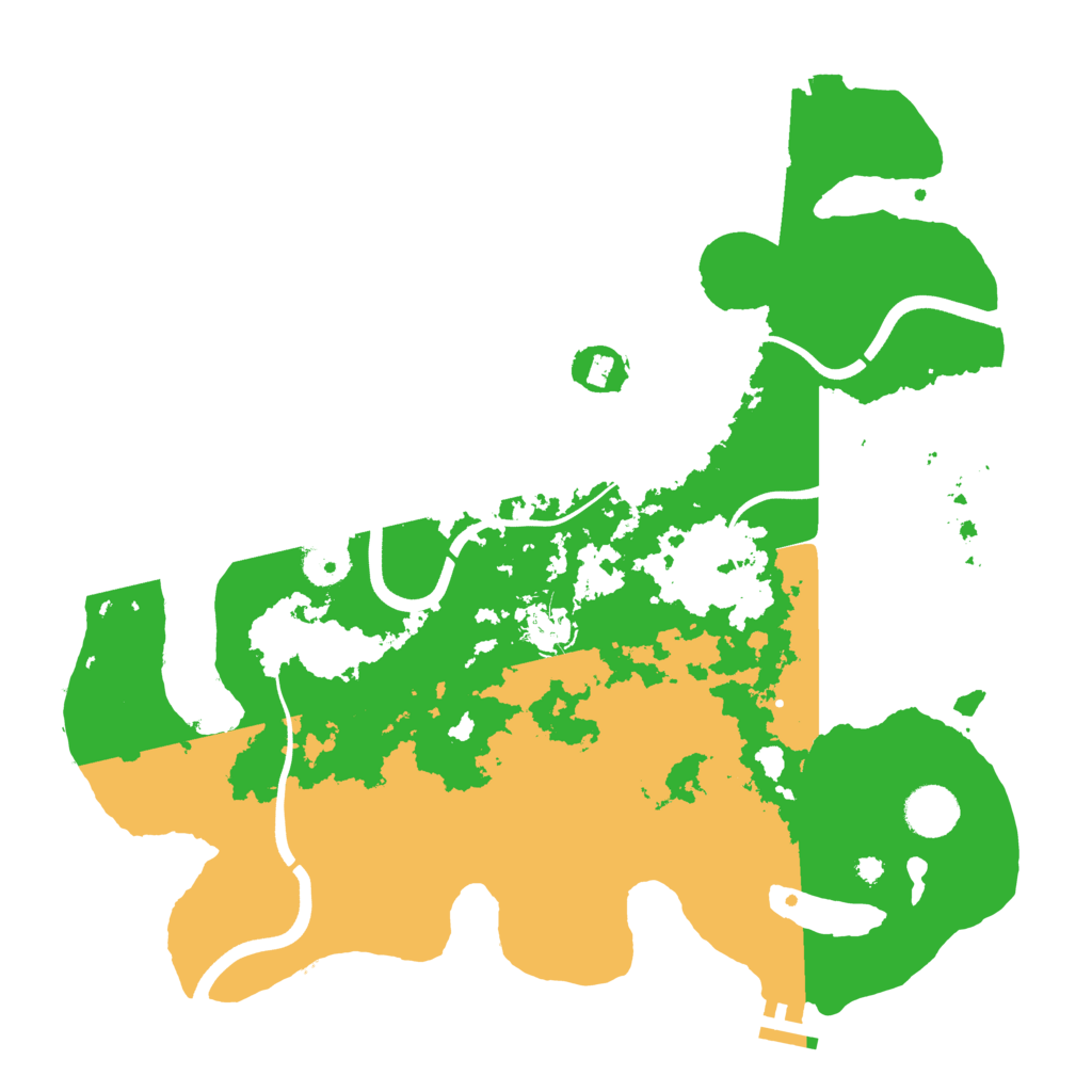 Biome Rust Map: Procedural Map, Size: 3750, Seed: 68123050