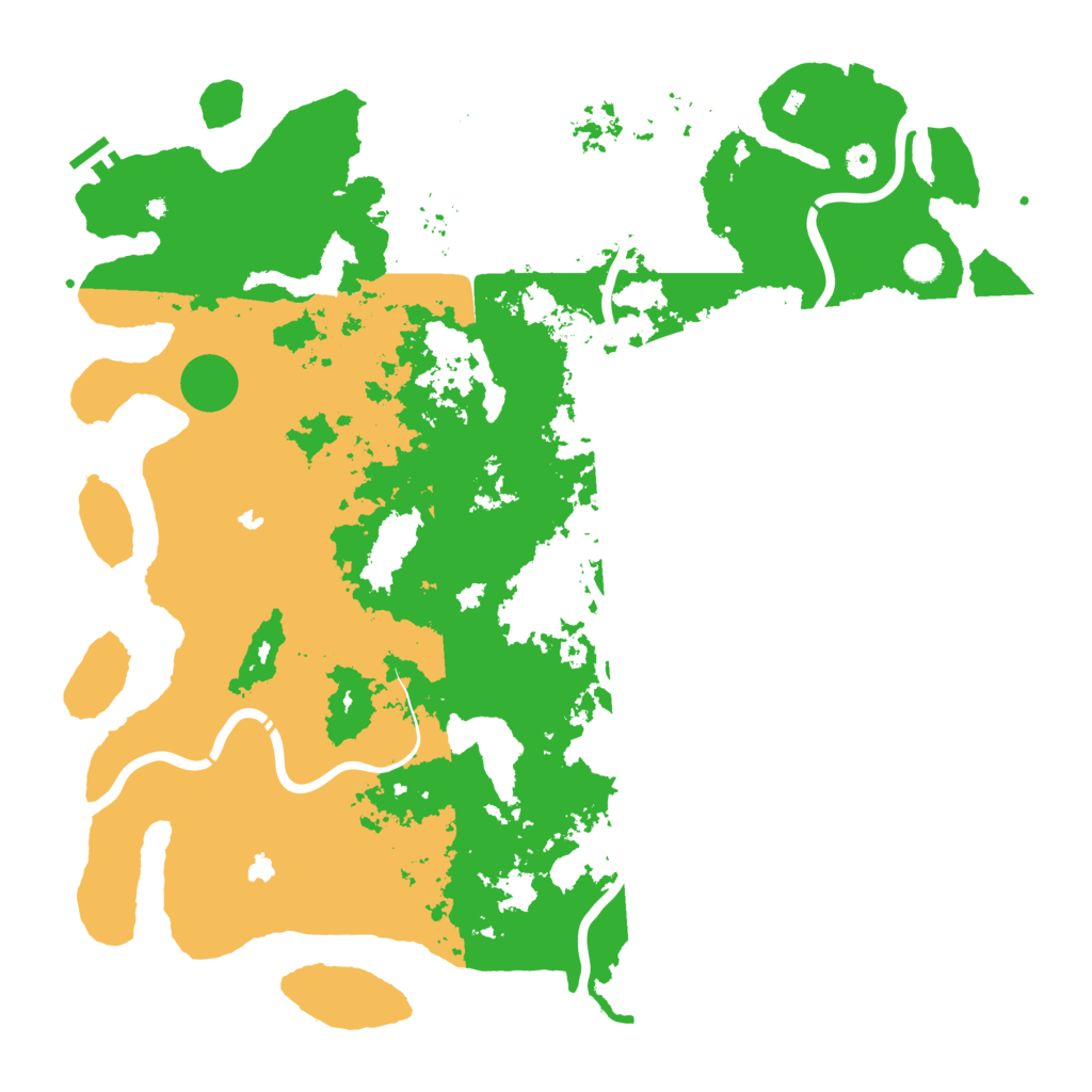 Biome Rust Map: Procedural Map, Size: 5000, Seed: 990095382