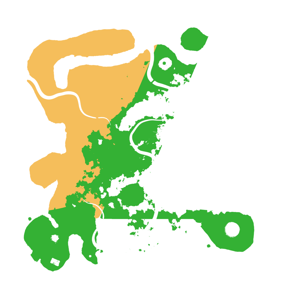 Biome Rust Map: Procedural Map, Size: 3500, Seed: 1250827561