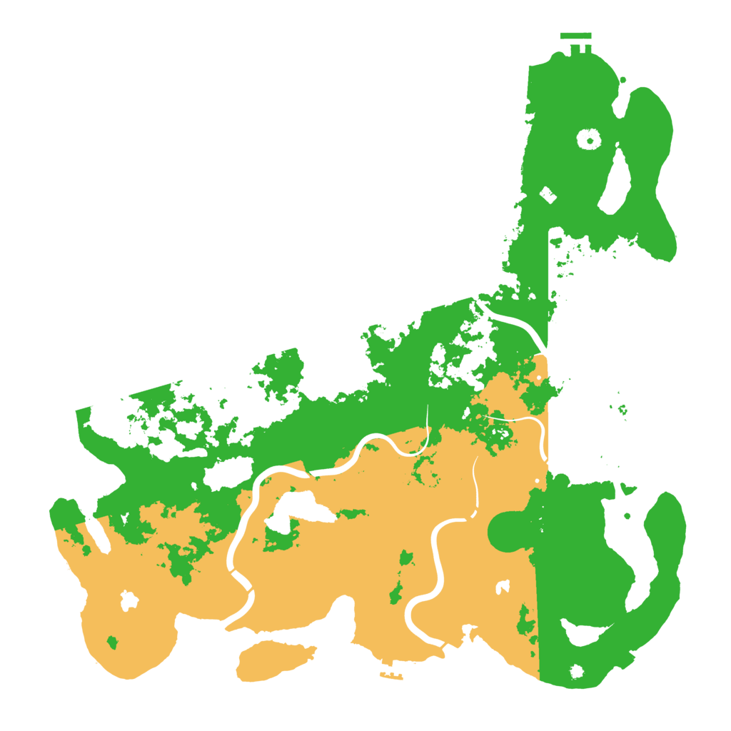 Biome Rust Map: Procedural Map, Size: 4750, Seed: 830296