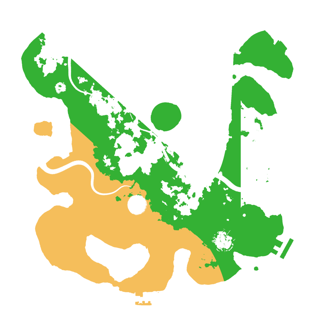 Biome Rust Map: Procedural Map, Size: 3000, Seed: 1069960558