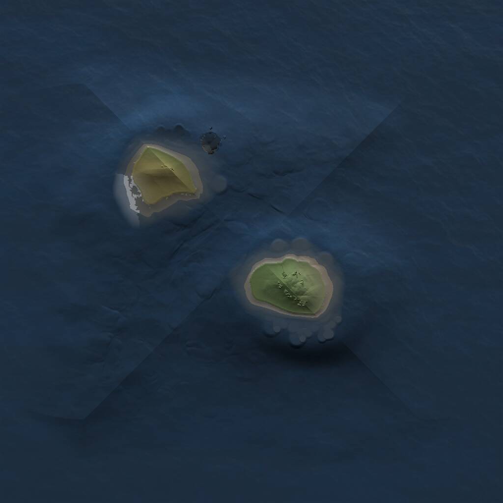 Rust Map: Procedural Map, Size: 1000, Seed: 405975815, 1 Monuments