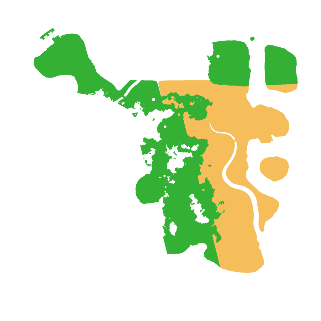 Biome Rust Map: Procedural Map, Size: 3000, Seed: 5578