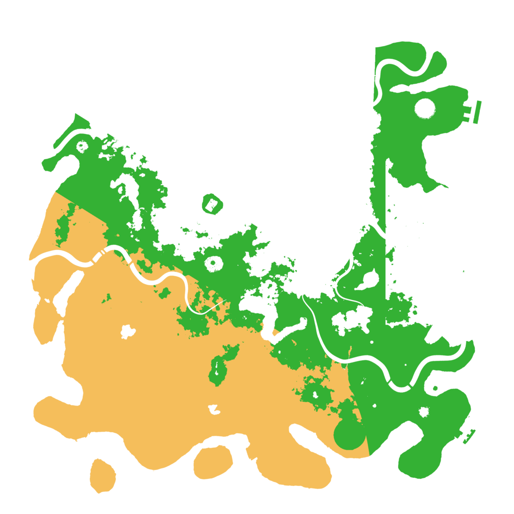 Biome Rust Map: Procedural Map, Size: 4500, Seed: 1116434523