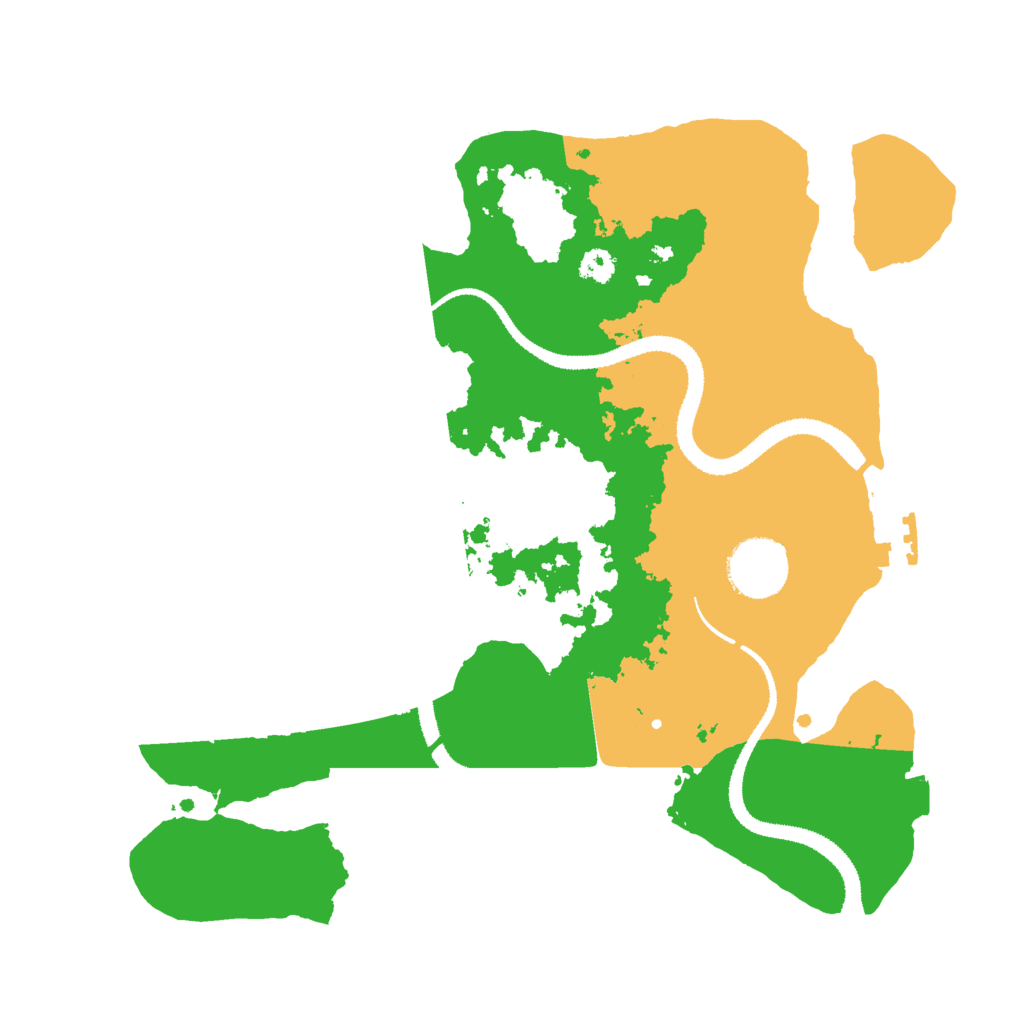 Biome Rust Map: Procedural Map, Size: 3000, Seed: 2479686