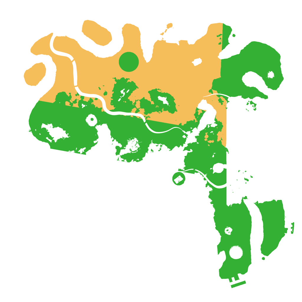 Biome Rust Map: Procedural Map, Size: 4000, Seed: 1539832473