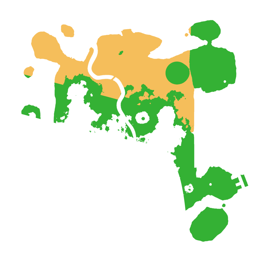 Biome Rust Map: Procedural Map, Size: 3000, Seed: 979456737