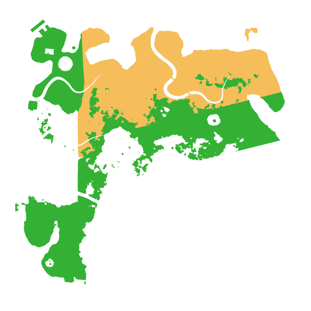 Biome Rust Map: Procedural Map, Size: 3800, Seed: 21204