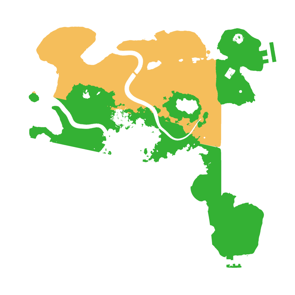 Biome Rust Map: Procedural Map, Size: 3000, Seed: 87854567