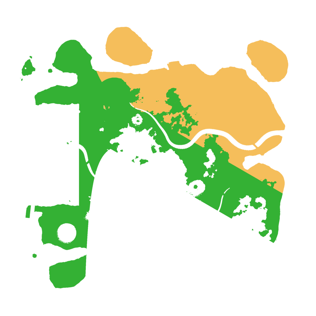 Biome Rust Map: Procedural Map, Size: 3000, Seed: 6928