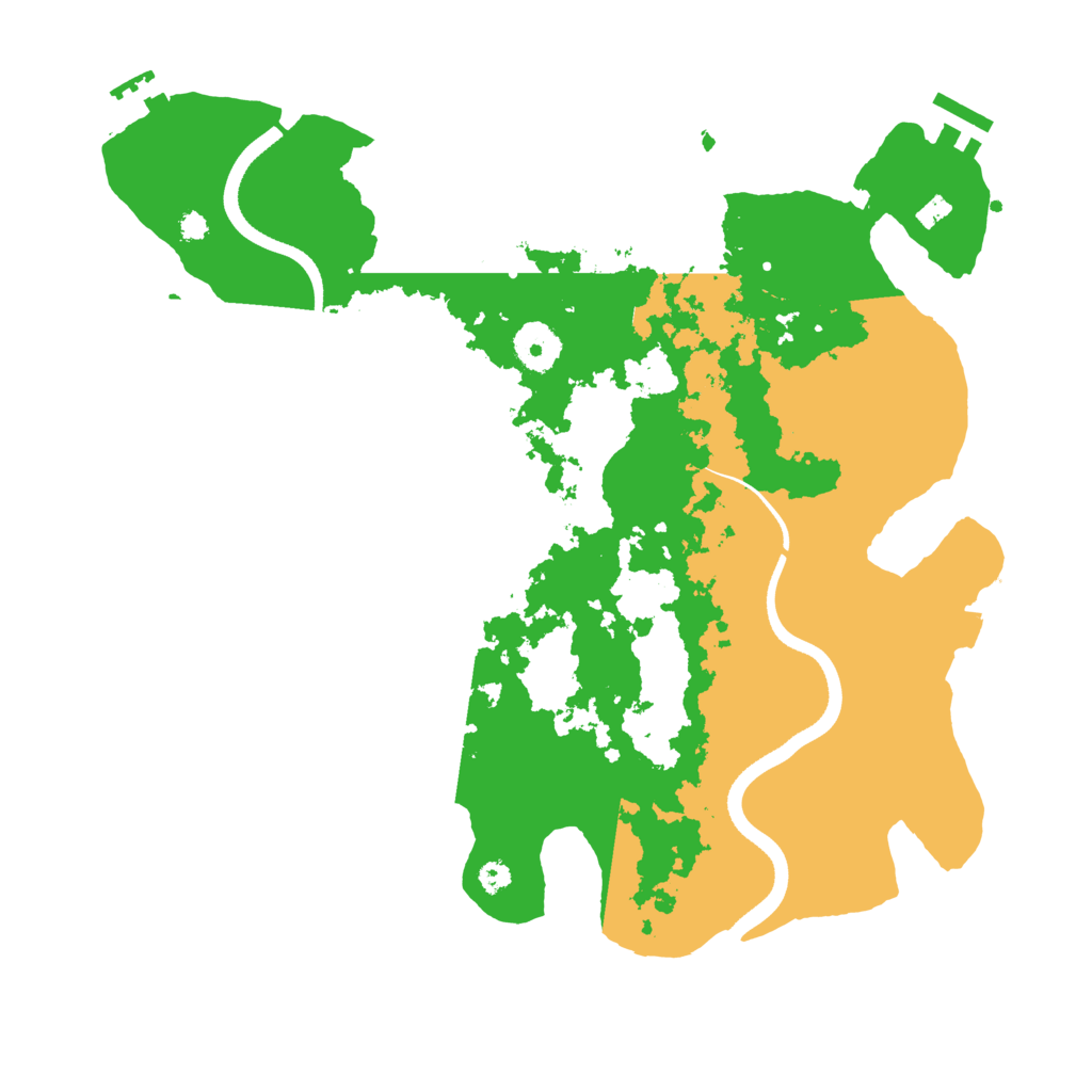 Biome Rust Map: Procedural Map, Size: 3500, Seed: 1564564238