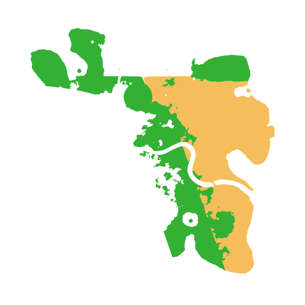 Biome Rust Map: Procedural Map, Size: 3000, Seed: 732450199