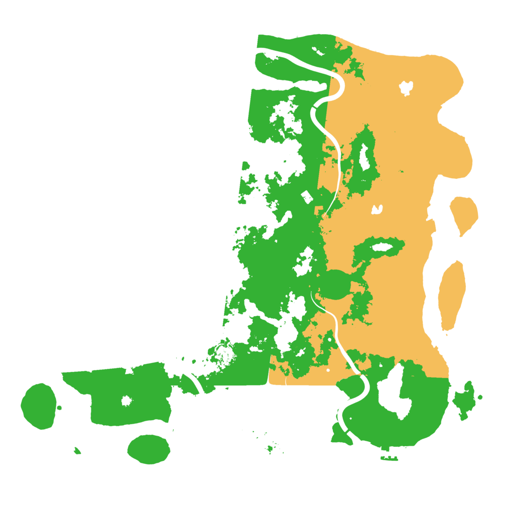 Biome Rust Map: Procedural Map, Size: 4500, Seed: 1158065163