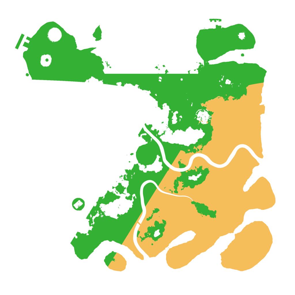 Biome Rust Map: Procedural Map, Size: 3750, Seed: 929449726