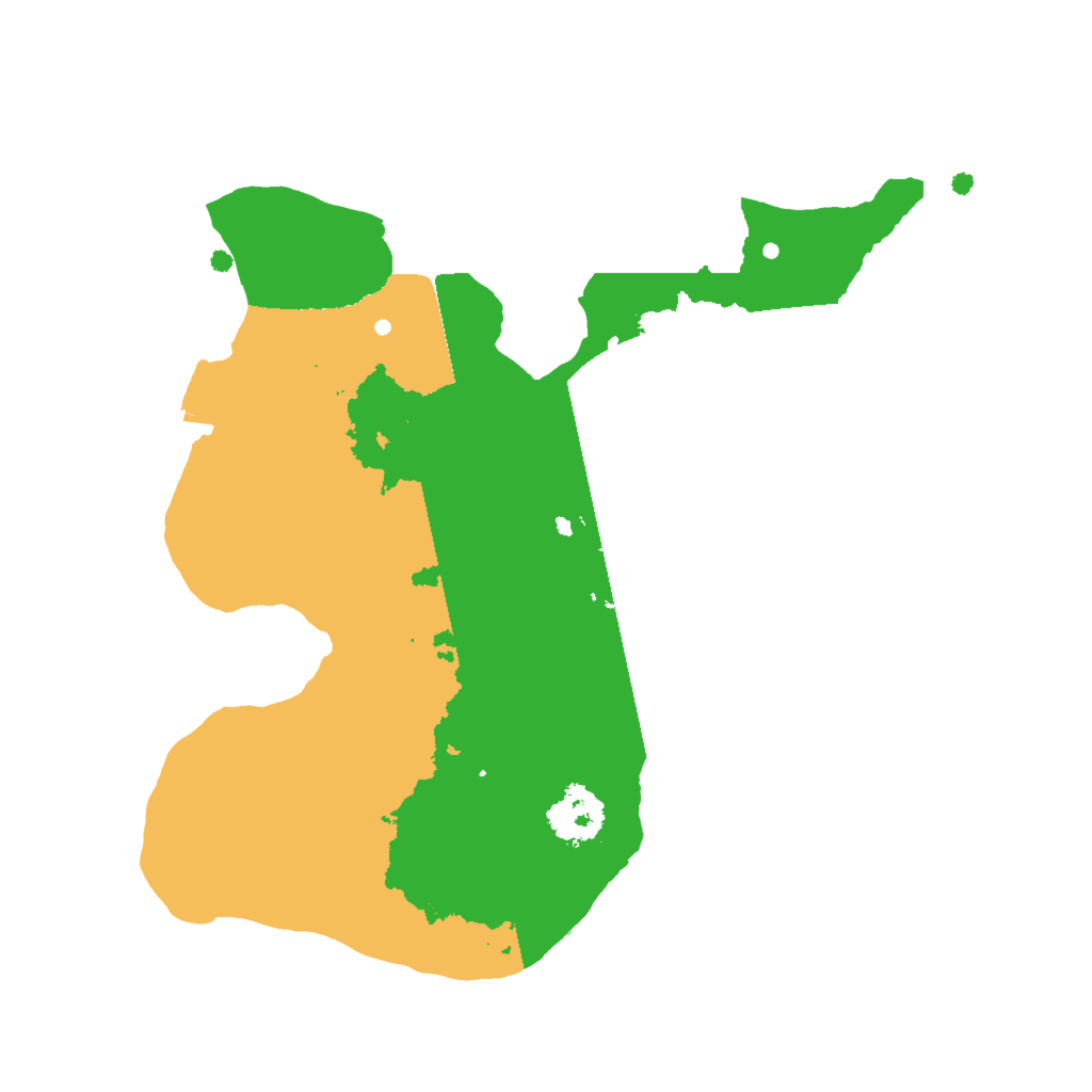 Biome Rust Map: Procedural Map, Size: 2000, Seed: 2075503927
