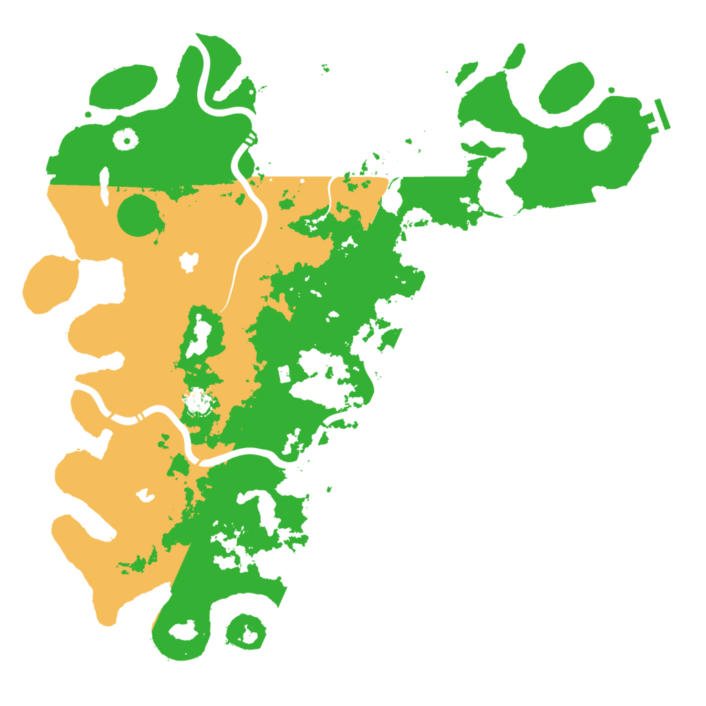 Biome Rust Map: Procedural Map, Size: 4500, Seed: 1149834485